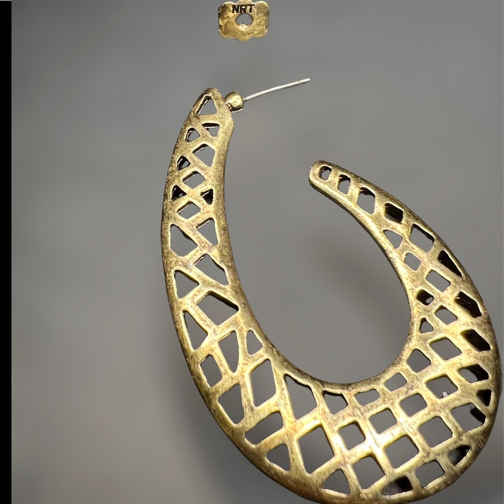 2 tone earrings